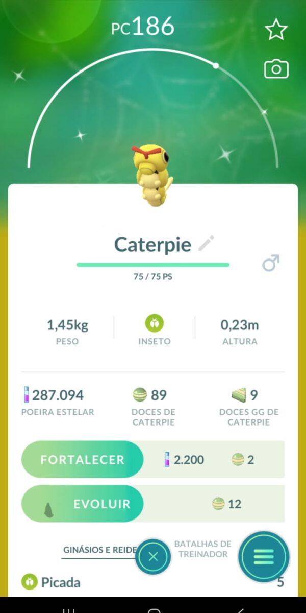 Caterpie Shiny