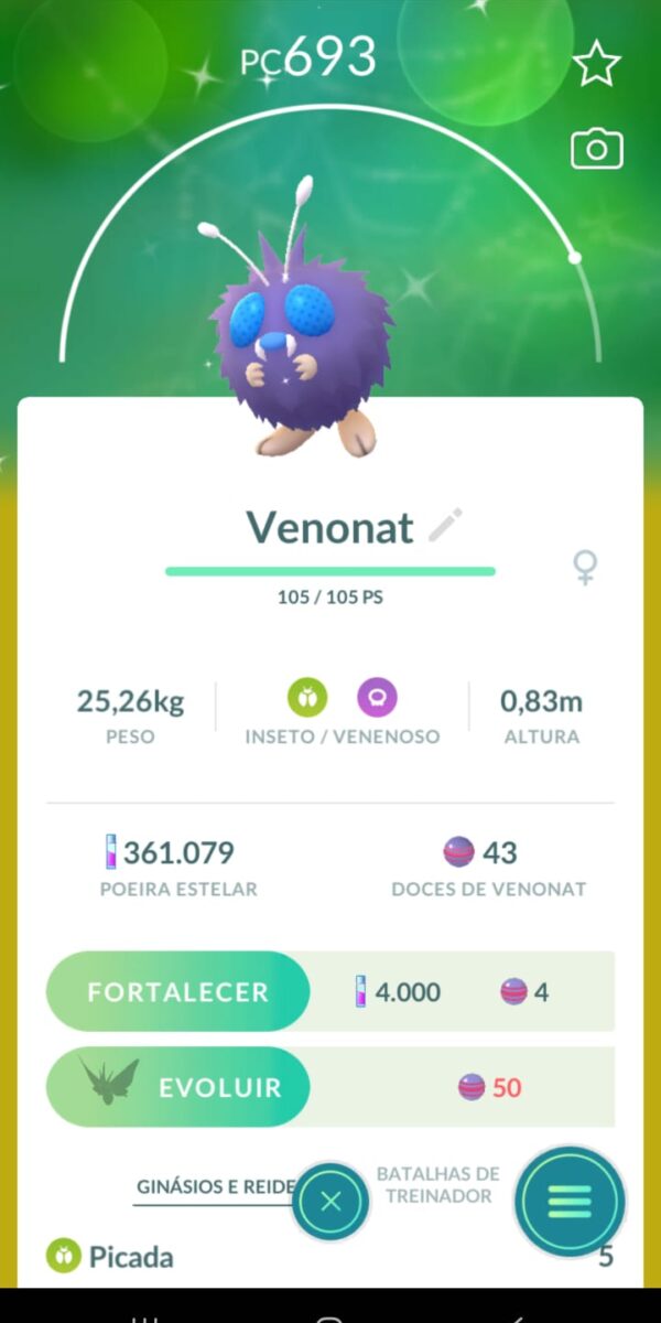 Venonat Shiny