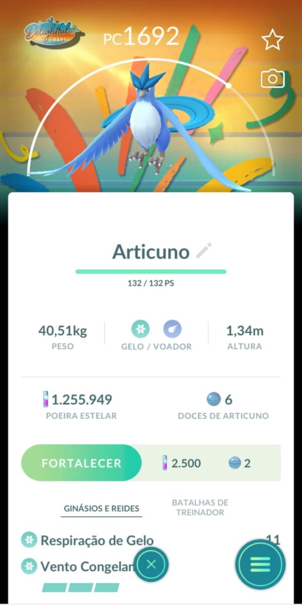 Articuno Fundo Especial