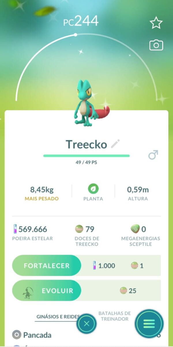 Treecko Shiny
