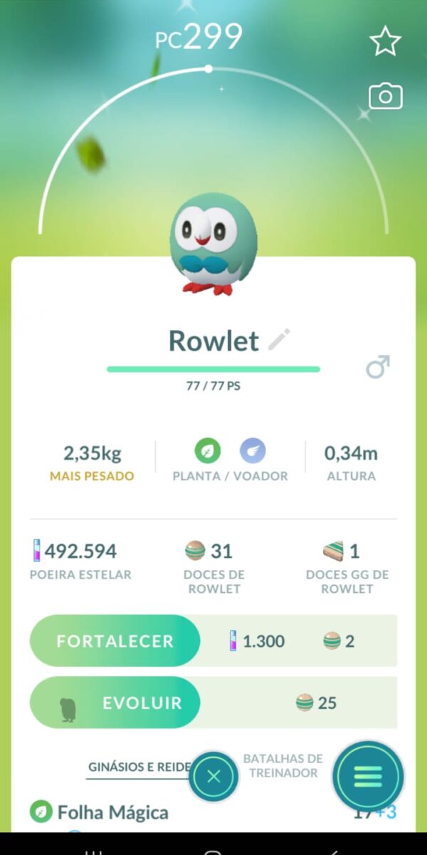 Rowlet Shiny
