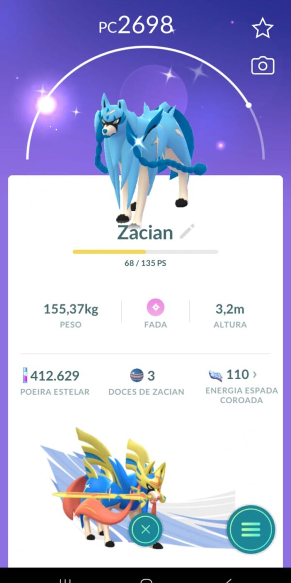 Zacian Shiny