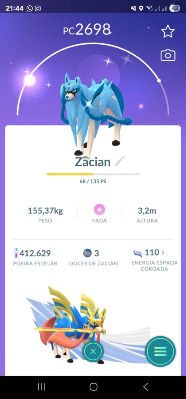 Zacian Shiny