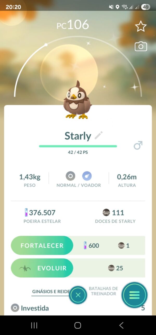 Starly Shiny