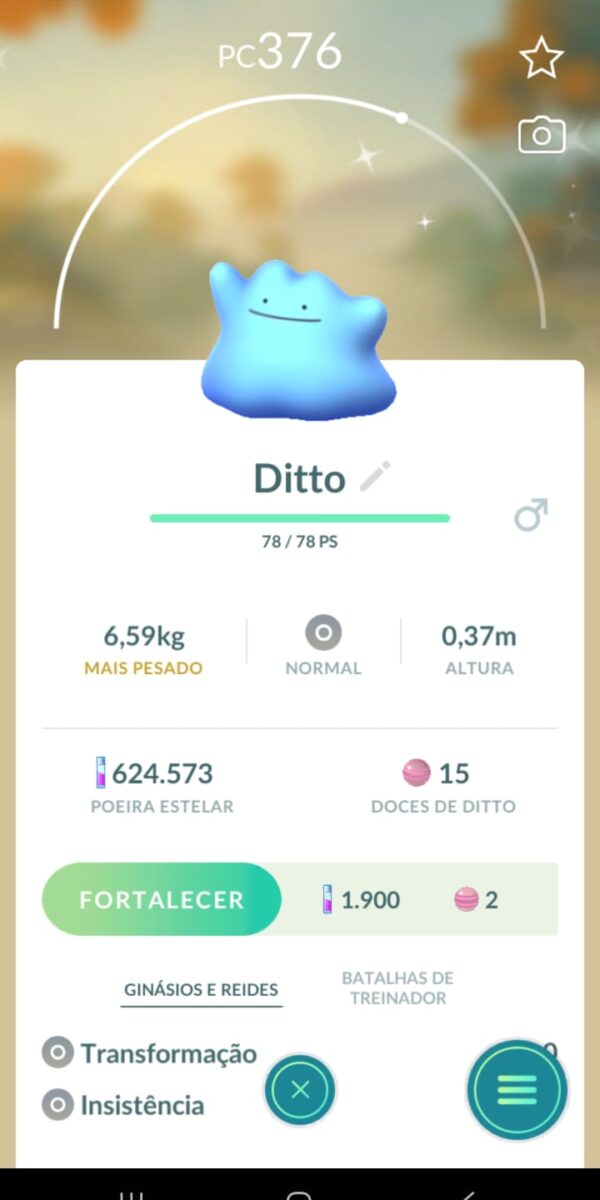 Ditto Shiny
