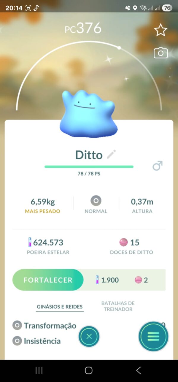 Ditto Shiny