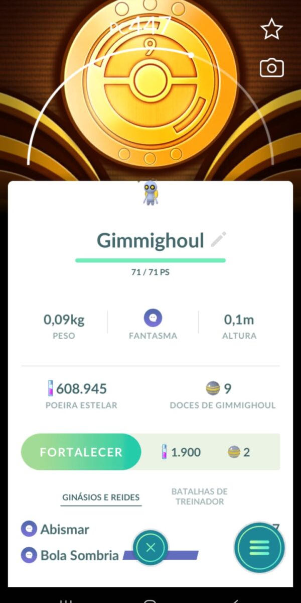 Gimmighoul Fundo Especial