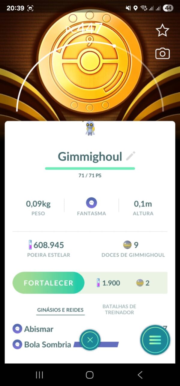 Gimmighoul Fundo Especial