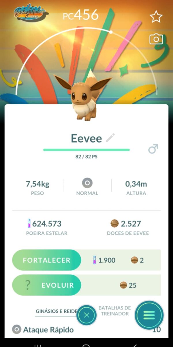 Eevee Fundo Especial