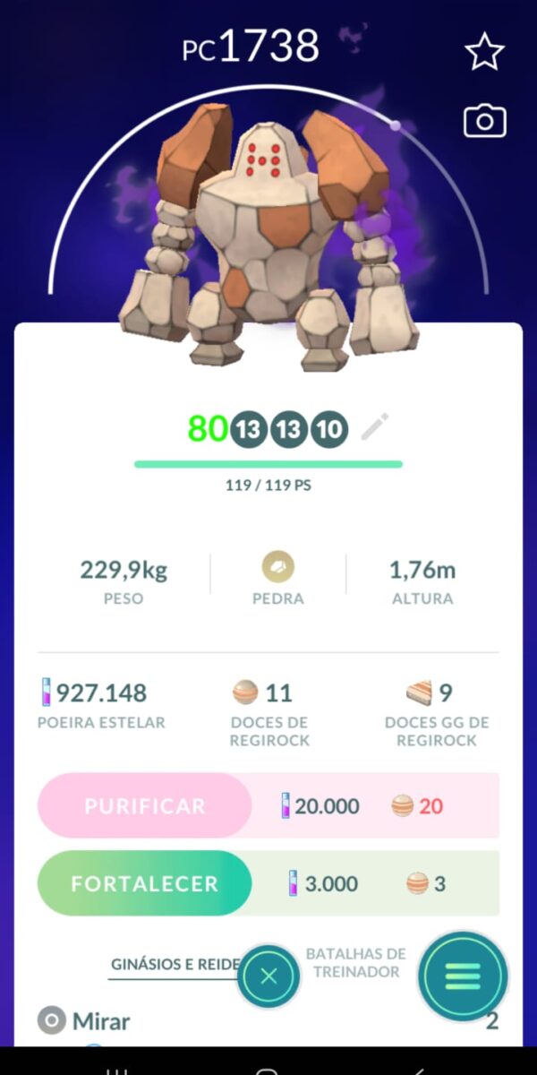 Regirock Shadow