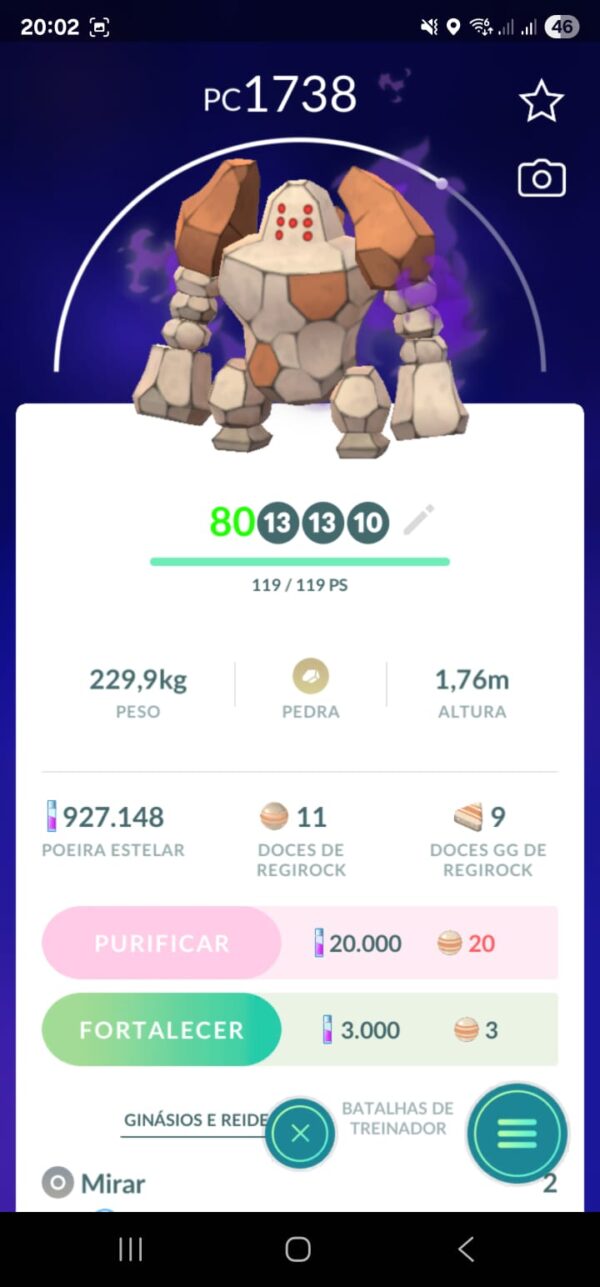 Regirock Shadow